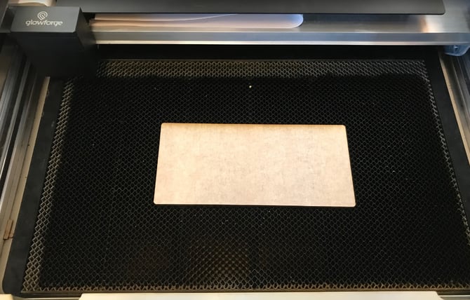 Put jig material in step