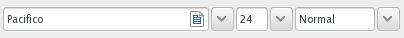 Screenshot of the font selection tool in Inkscape